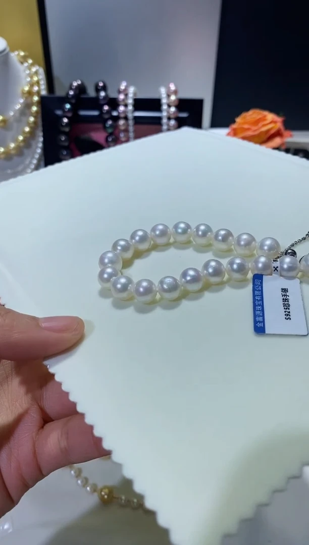 【闪购商品】淡水珍珠HD未镶嵌珍珠手链@@c240