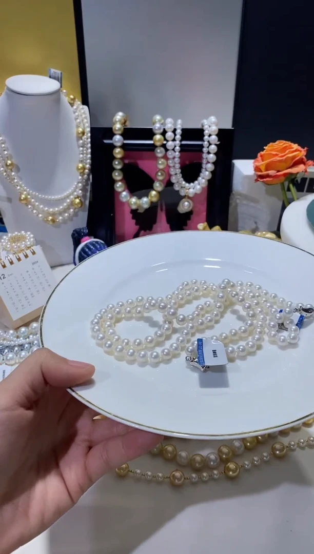 【闪购商品】淡水珍珠HD未镶嵌珍珠串链@@hh045