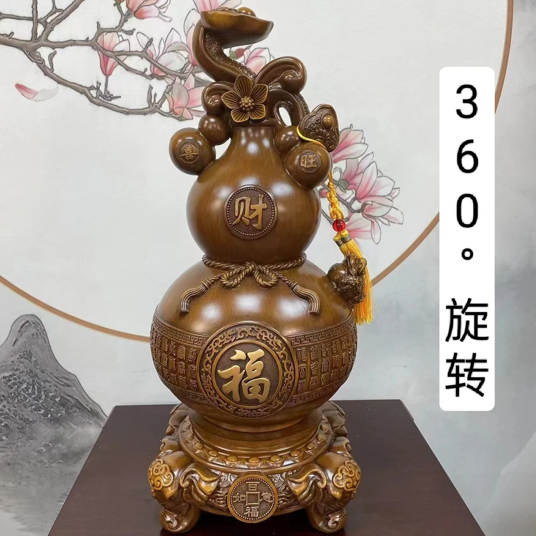 百福如意葫芦长高42摆件玄关电视柜创意乔迁新居送礼客厅摆件