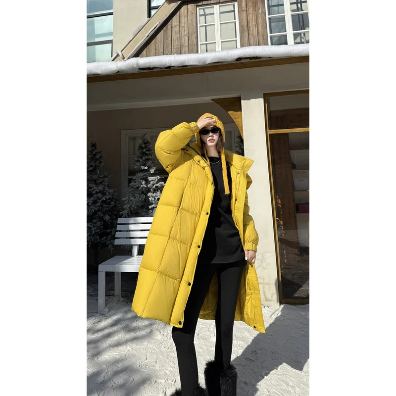 24年新款休闲时尚羽绒服连帽长款冬季288953