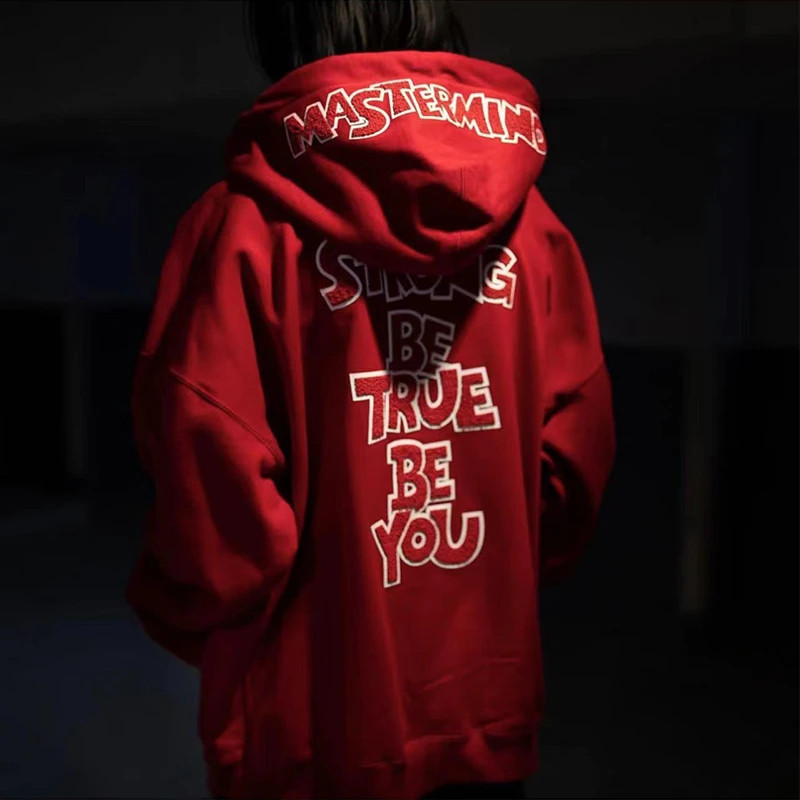 Masterndjunior卫衣暗黑潮牌新年款高街脏辫潮酷外套MJ22AWW631