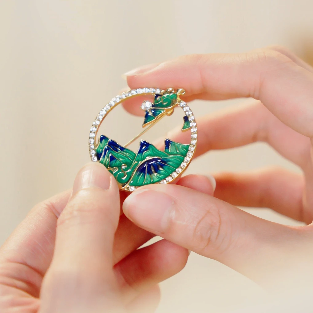 棠越时尚复古中式气质轻奢国风百搭古风胸针精美配饰5150款式