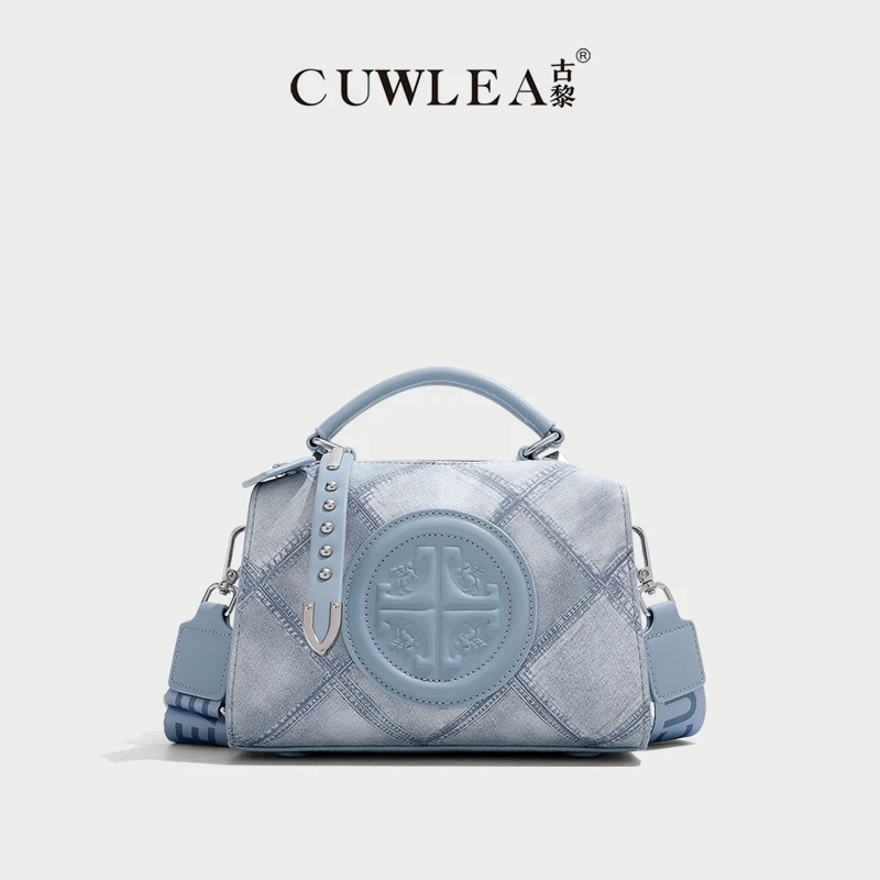 【CUWLEA/古黎】2024年新款枕头包单肩斜挎包GL-6033（送礼盒）