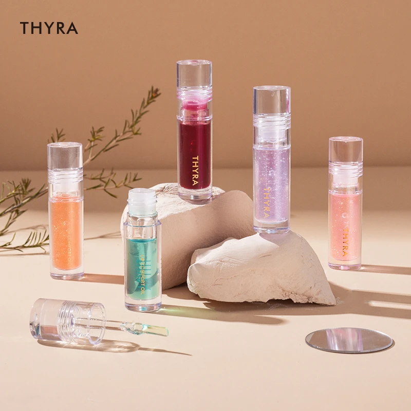Thyra/昙雅晶亮护唇油水光玻璃唇唇釉女保湿滋润透明补水唇蜜镜面