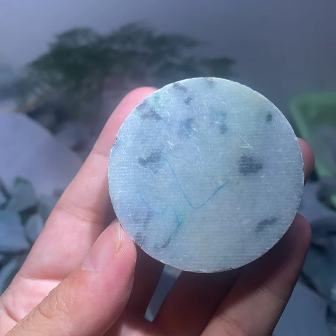 缅甸翡翠A货镯心 直播间拍品链接