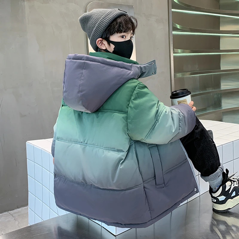 男童棉服冬款2024新款大儿童装冬季加厚棉衣外套男孩冬装棉袄