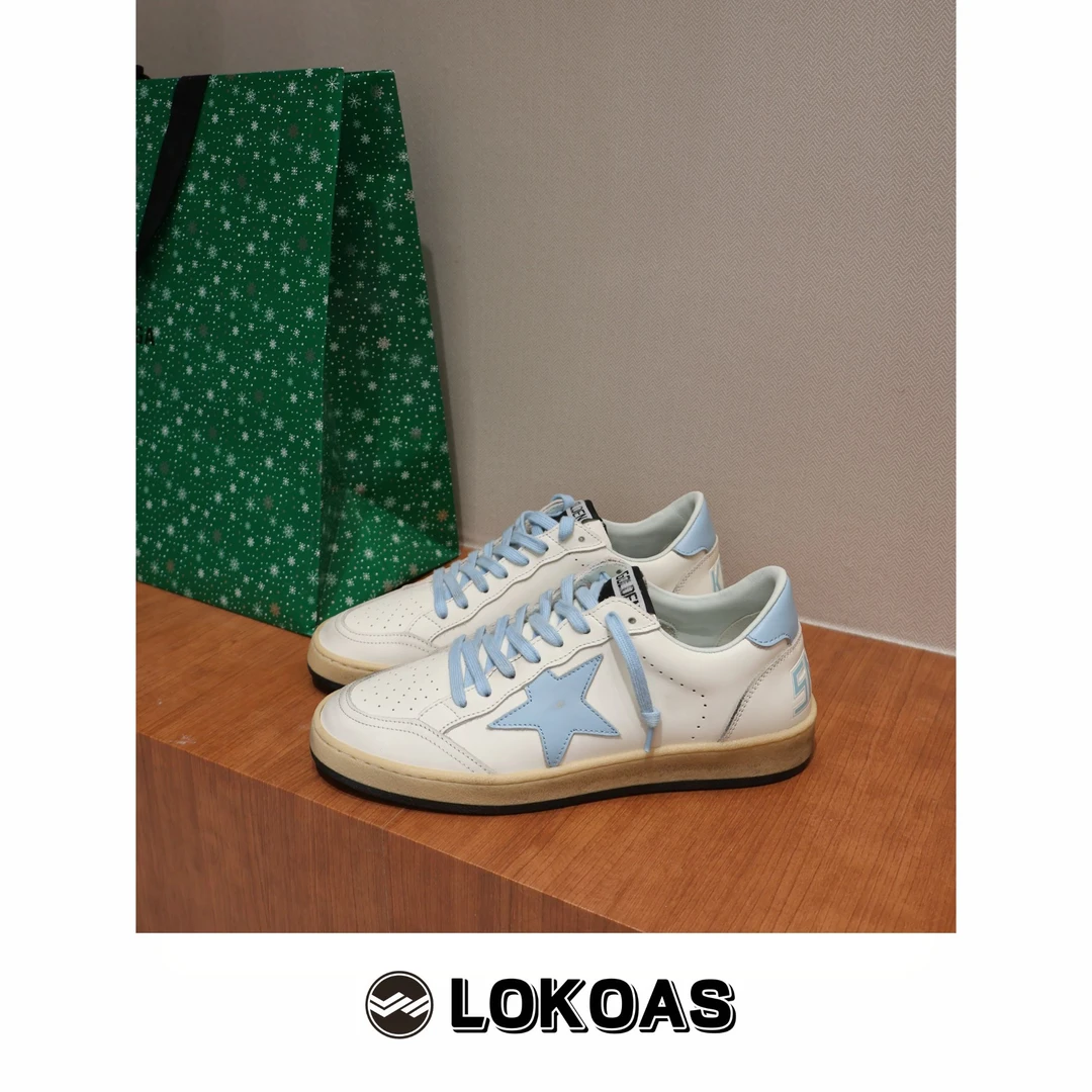 【新品】25春款拼色复古做旧星星内增高小脏鞋平底休闲小白鞋板鞋女