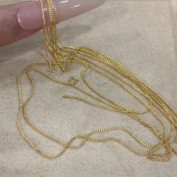 橘子超闪美甲用品大全#0.8毫米细链条系列