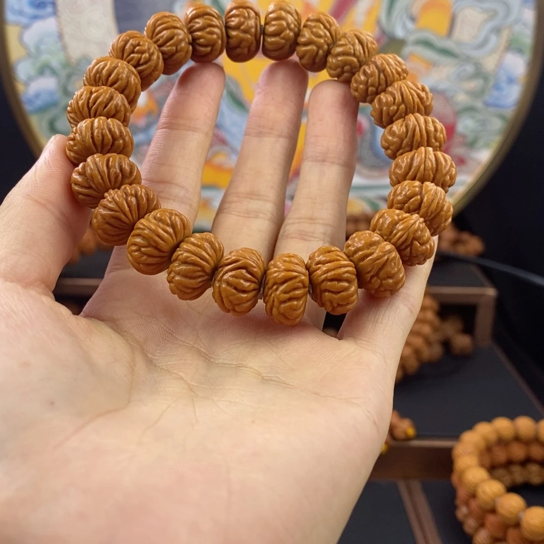桃核手串阿****8龙纹桃核仓龙