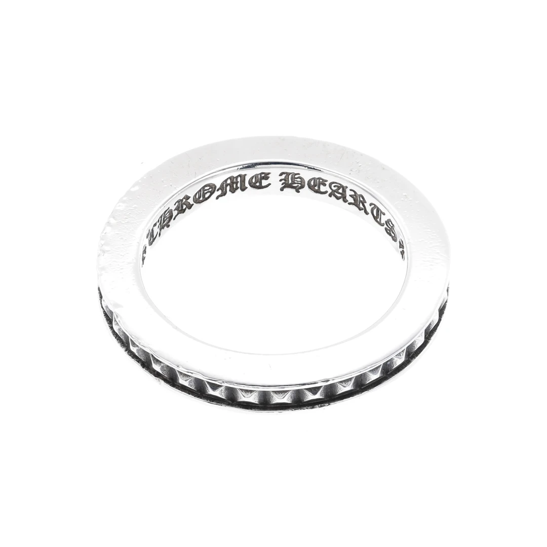 90新 克罗心 Chrome Hearts TFP朋克方钉环3MM戒指