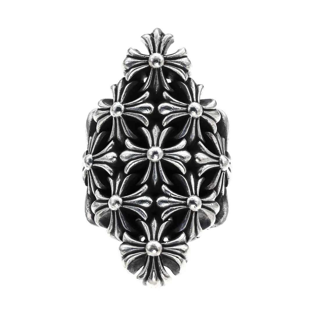 90新 克罗心 Chrome Hearts 群墓葬Maille戒指