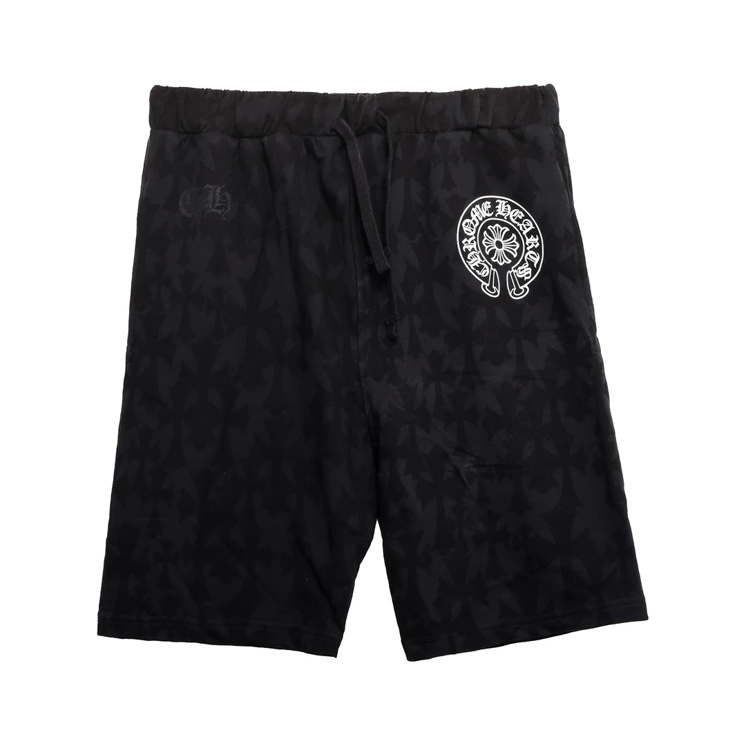 全新未使用 克罗心 Chrome Hearts 暗纹群十字架短裤