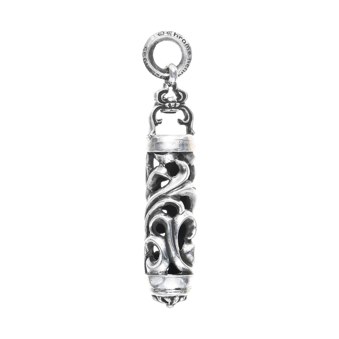 95新 克罗心 Chrome Hearts ROLLER藤蔓图腾圆柱吊坠