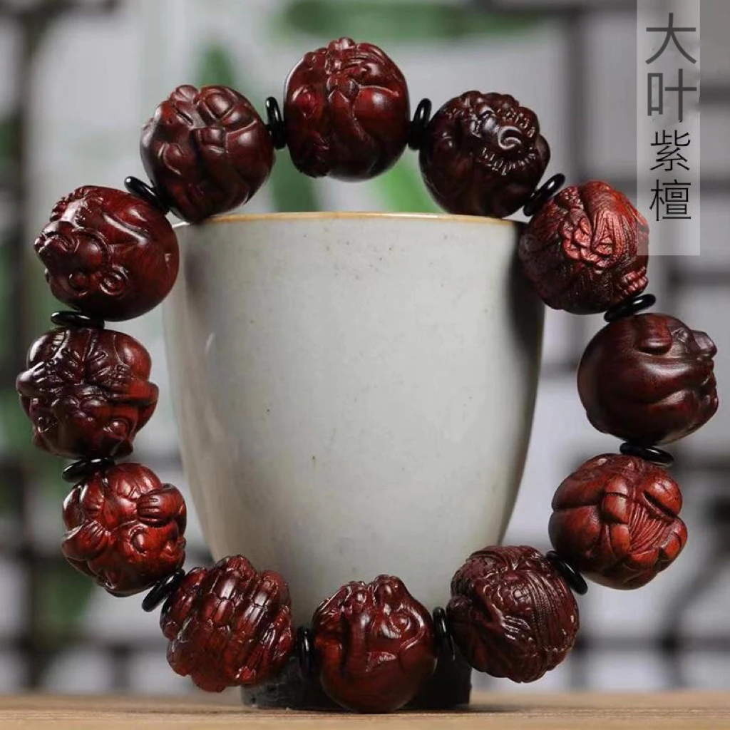 卢氏黑黄檀十二生肖单颗尺寸约2.0cm