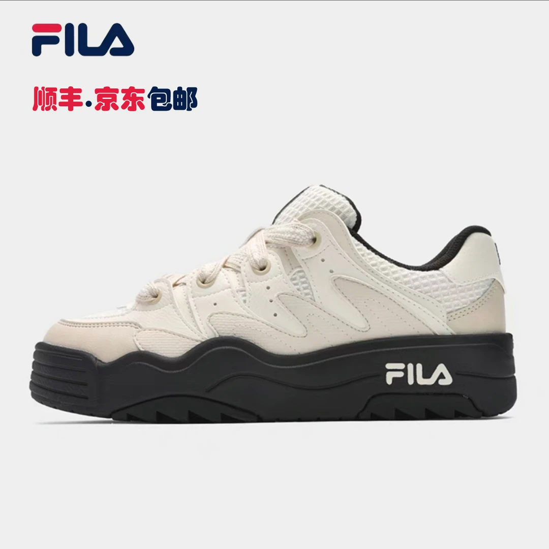 FILA/斐乐 斑斓鞋 春夏新款面包鞋女款厚底时尚百搭潮流复古
