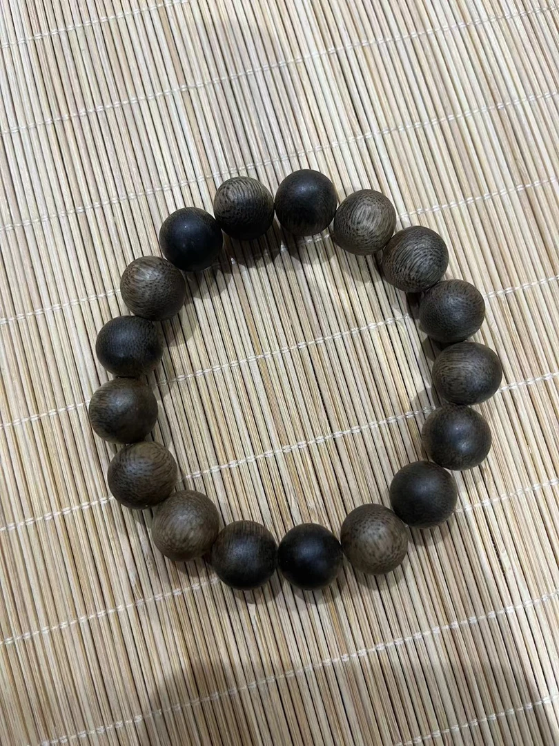 2556马泥涝1.2圆珠单圈沉香手串