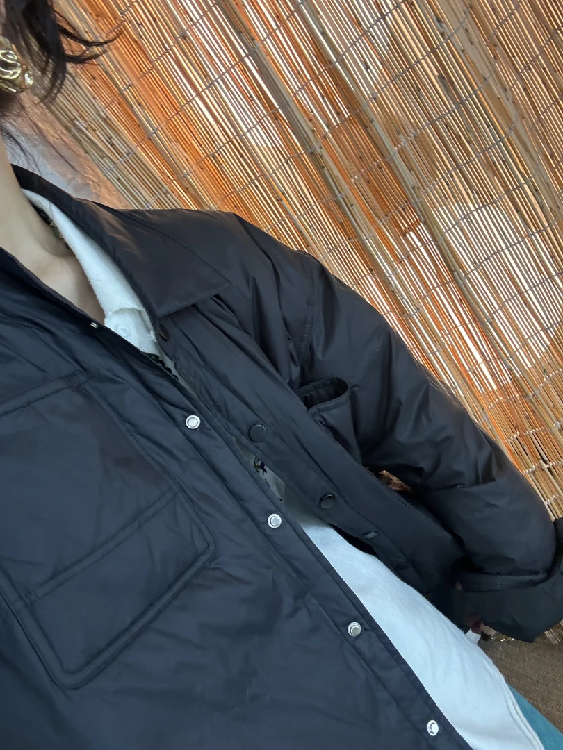 李豆儿 定制 男女同款宽松韩系羽绒服衬衣