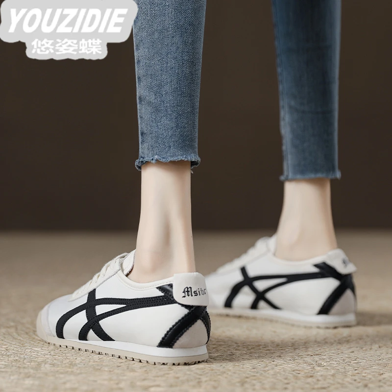 .2025新款商场同款软底休闲运动小白鞋女厚底新款单鞋薄款夏季
