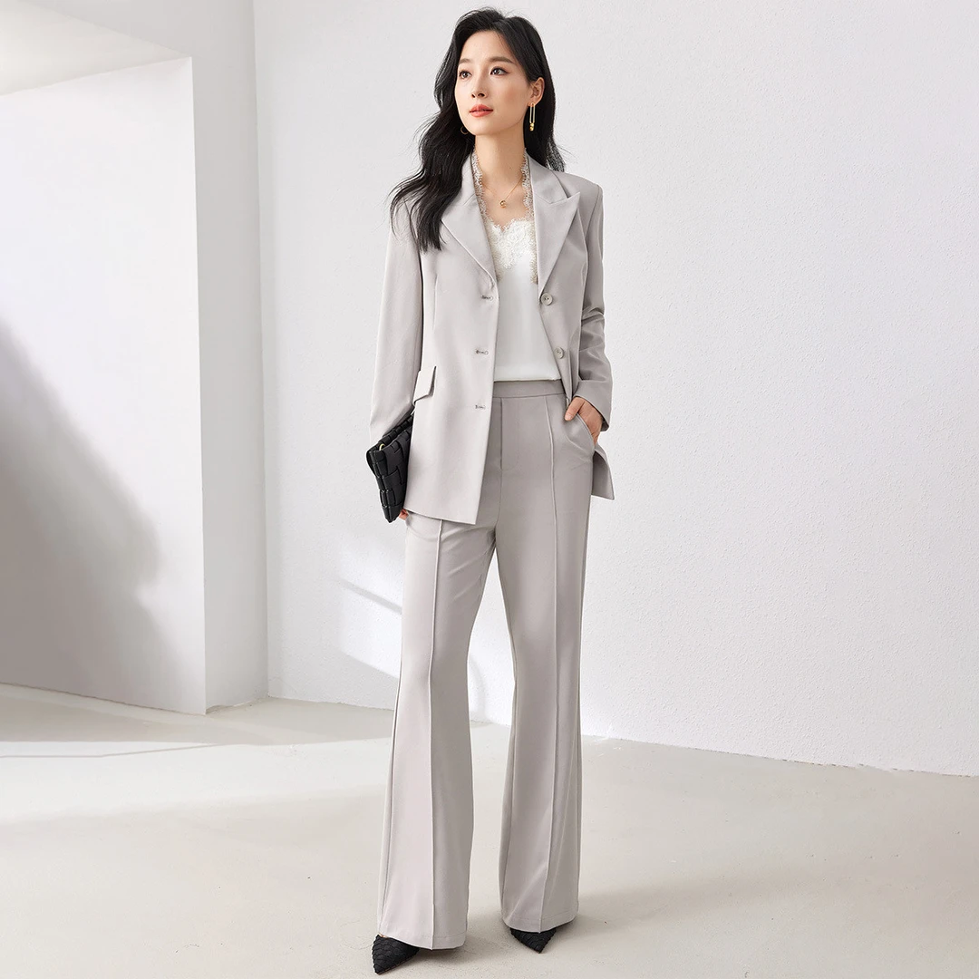 【达人专属】SN377职业风纯色西装套装