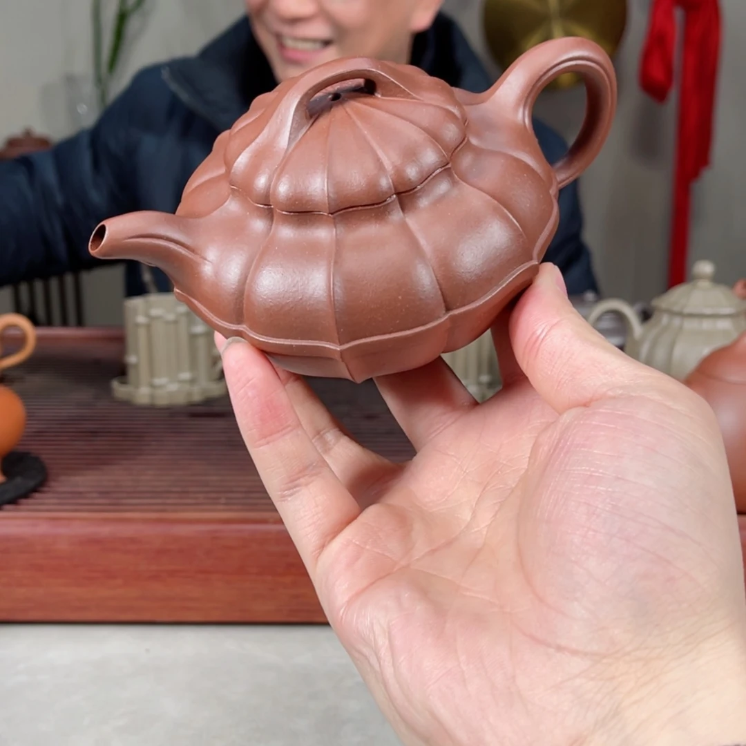 【闪购商品】紫砂茶壶五**金合菱