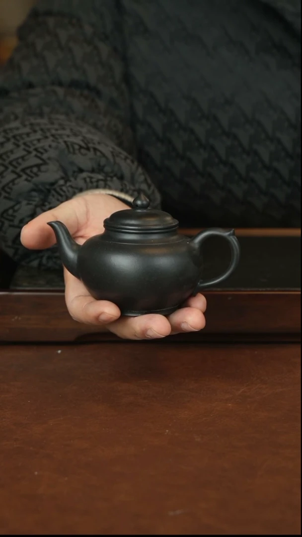 【闪购商品】紫砂茶壶笑樱 悟灰
