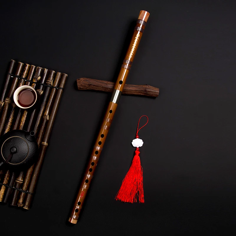 shuhuai/舒怀丹田精制双插整支苦竹笛子 升C降E低音降B大A大G笛子