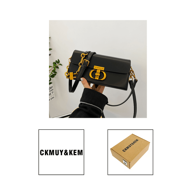 【带礼盒】CKMUY&KEM2024新款链条斜挎包时尚百搭网红ins单肩包A074