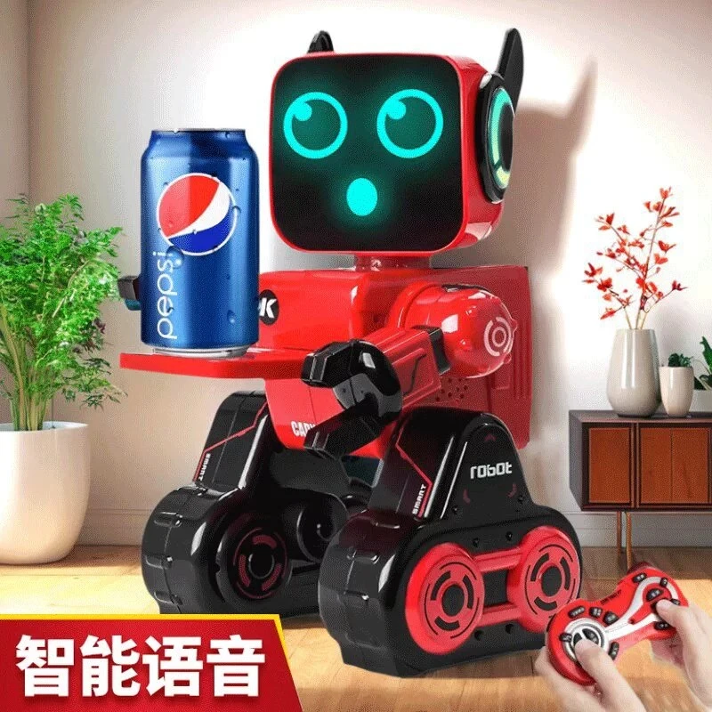 儿童遥控智能机器人2024新款玩具早教学习可对话语音控制编程男孩