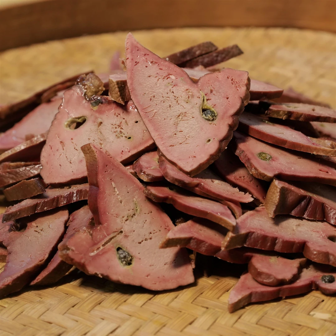 明二锅家腊猪肝1斤装