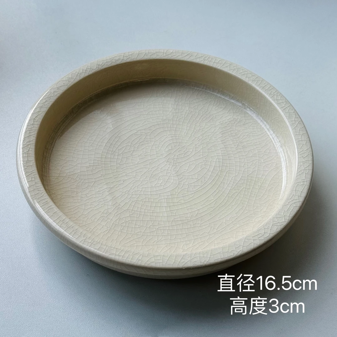 漳州窑开片壶承明末清初暮古瓷器大茶盘韵养金丝铁线老味茶具茶器