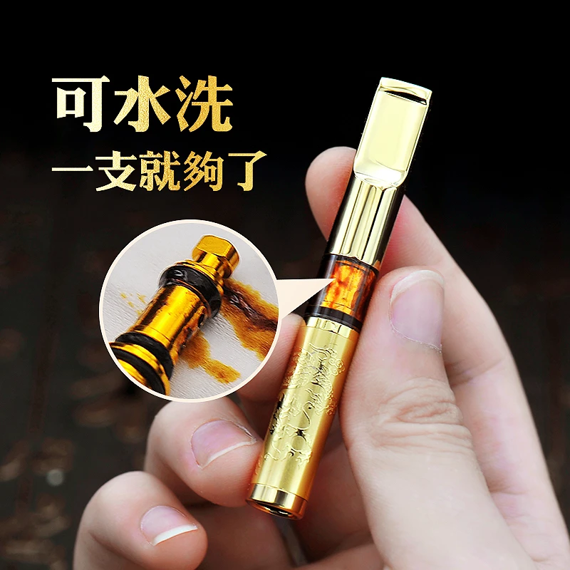 Zobo/正循环烟嘴拉杆过滤噐男士高档龙纹烟嘴粗中细三用可清洗型