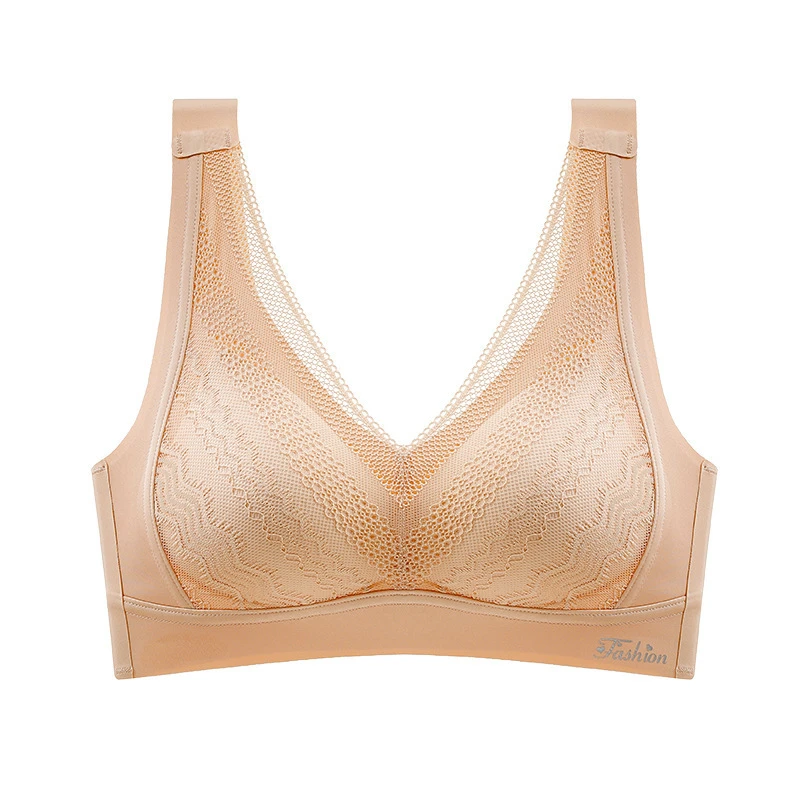 定制升级版！为夏天而生！360度加固承托乳胶杯蕾丝文胸内衣WX2883