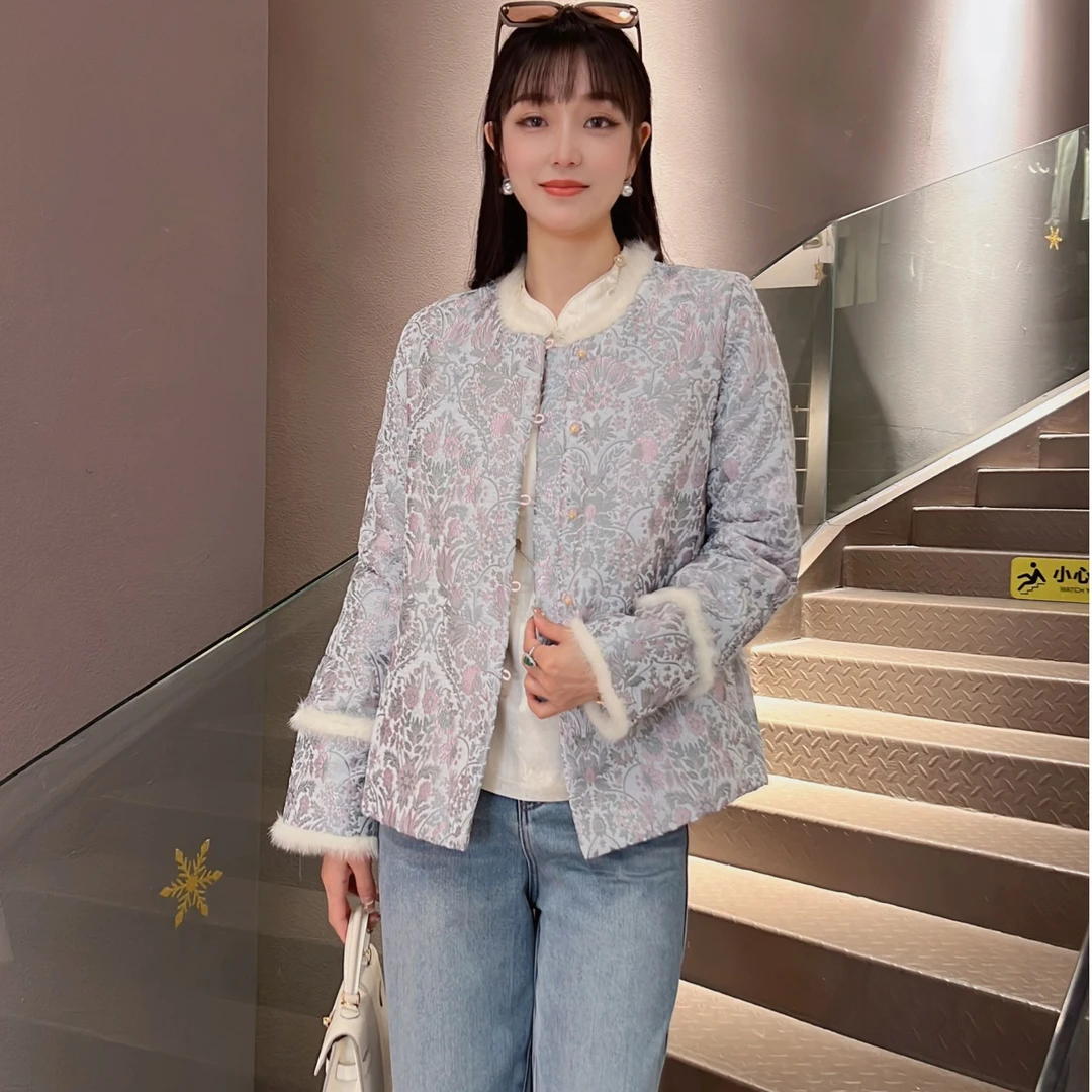 《秀秀定制》《繁花》冬季正肩气质新中式高级复古短款外套2948