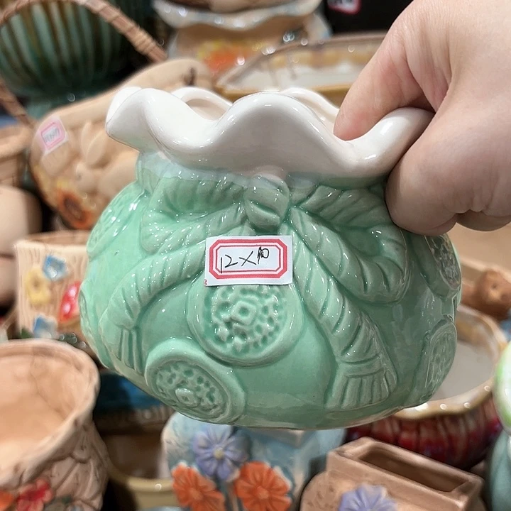 陶瓷20CM以下陶瓷多肉花盆特价