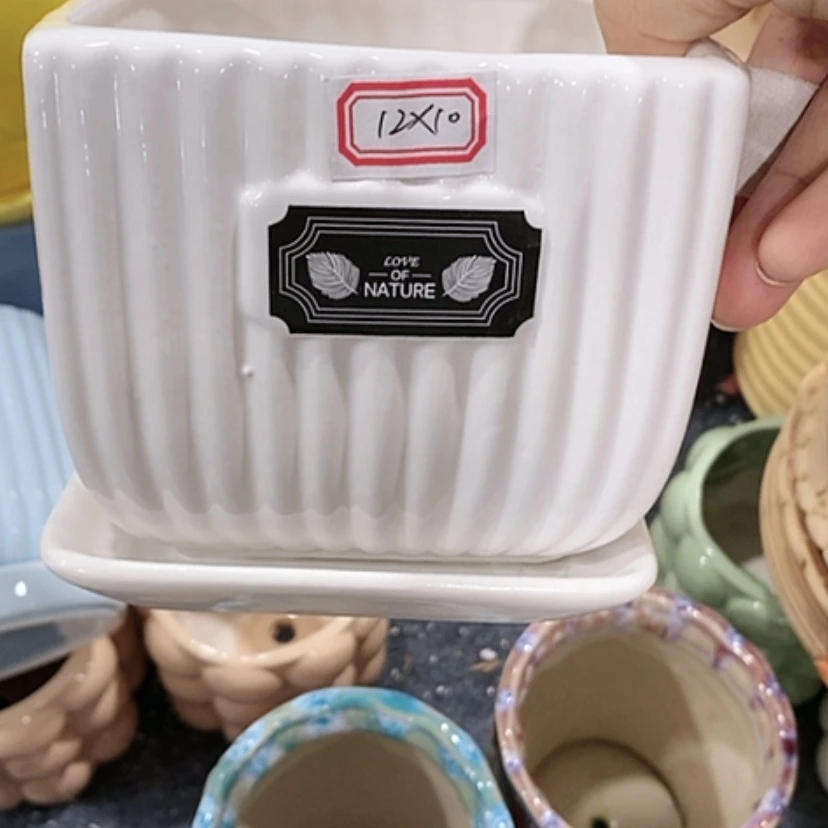 【闪购商品】红陶陶瓷多肉花盆