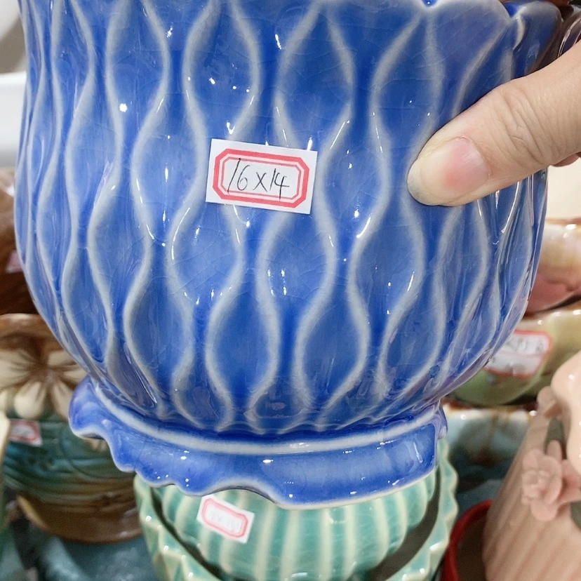 【闪购商品】红陶陶瓷多肉花盆