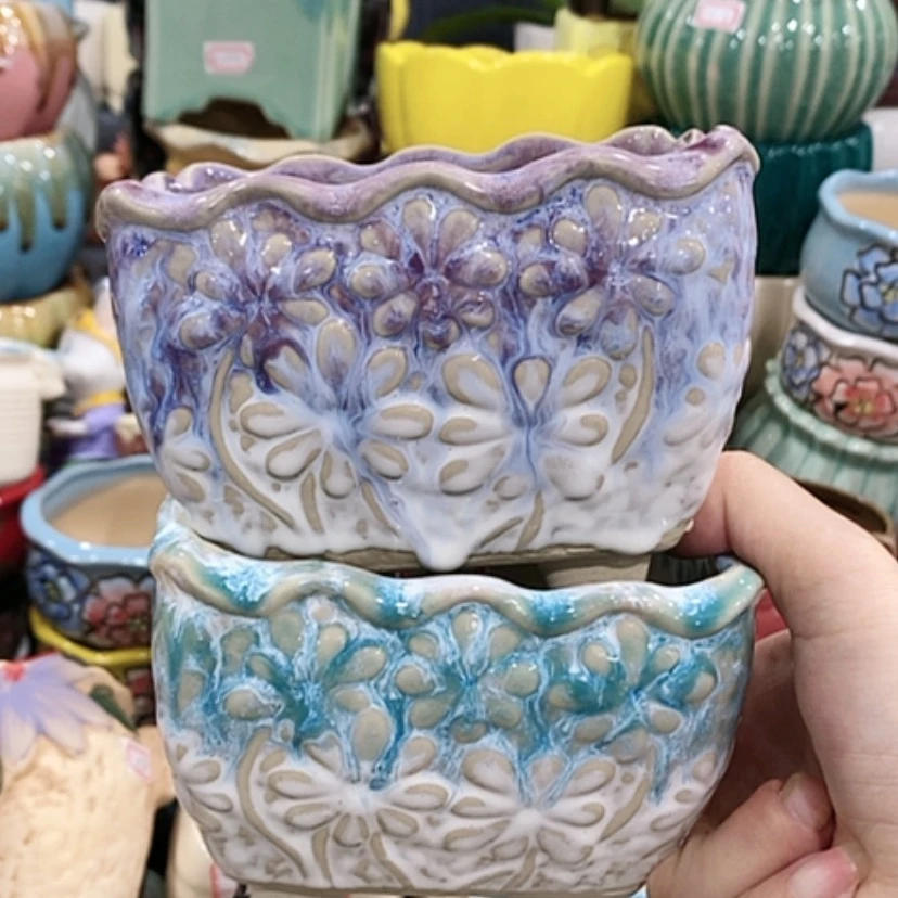 【闪购商品】陶瓷陶瓷多肉花盆花盆