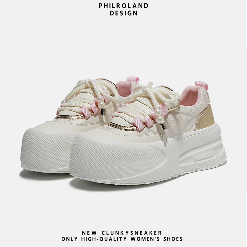 新中式厚底板鞋2024新款增高显瘦舒适运动休闲鞋