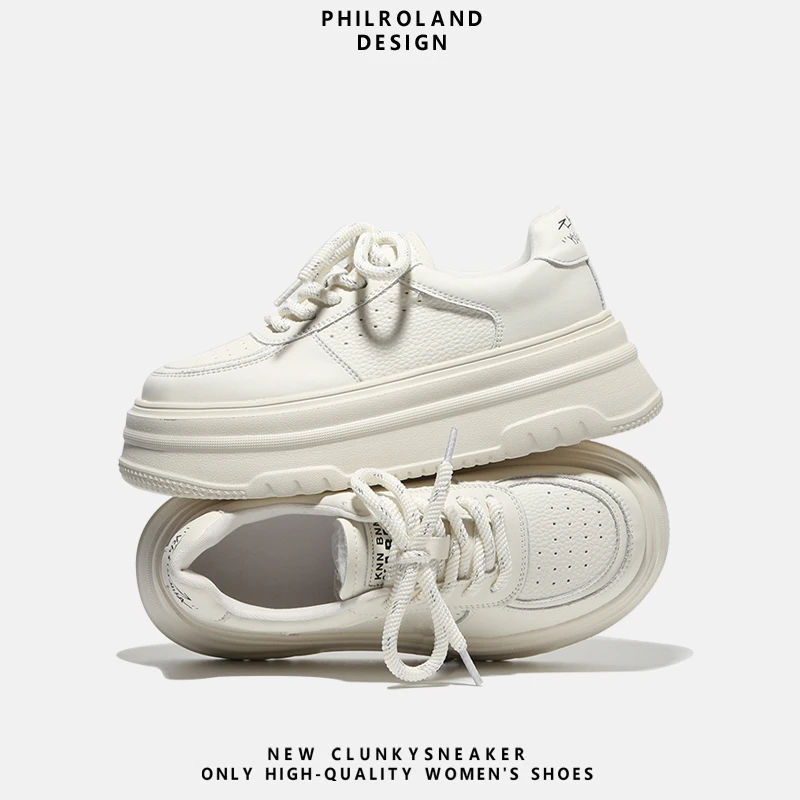 X993新款小白鞋厚底真皮百搭四季款休闲板鞋