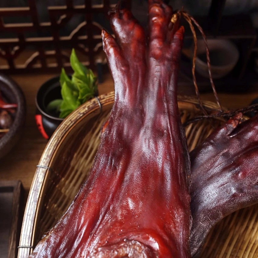 四川腊肉柴火烟熏猪蹄腊猪蹄腌制川味1-10斤