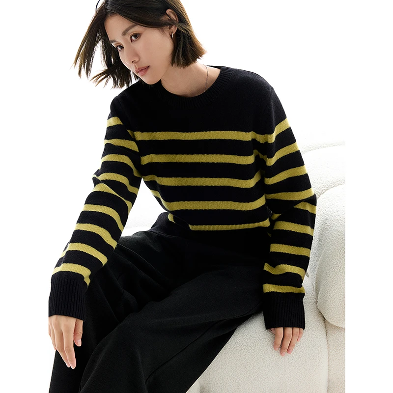 CLOUDSPACE/云上生活【暖洋洋毛衫】100%美利奴羊毛上衣2024冬毛衣