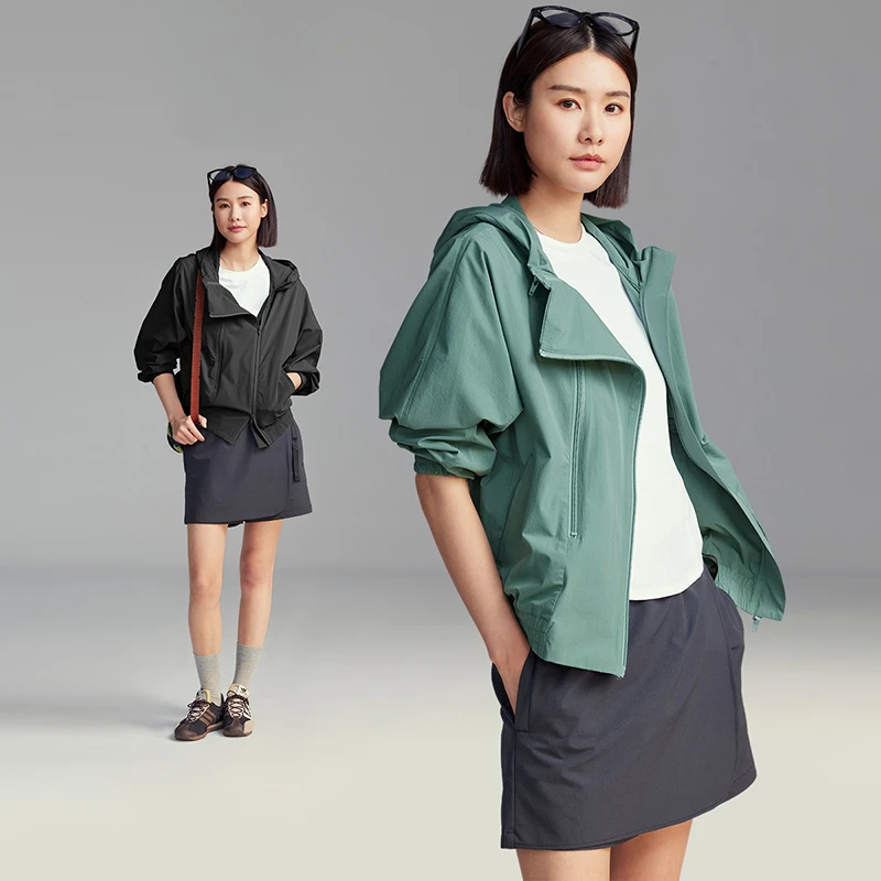 CLOUDSPACE/云上生活「户外风外套」立领抽绳短款休闲外套女