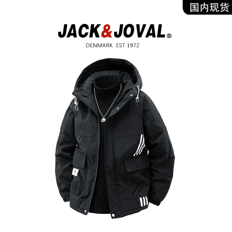 【品牌现货撤柜】JACK JOVAL品牌棉衣男冬季休闲棉服加厚保暖外套