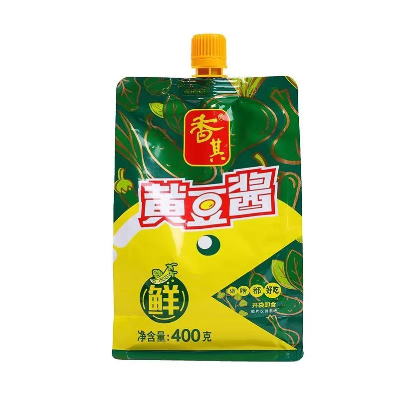 香其鲜黄豆酱450g*3袋哈尔滨东北大酱蘸酱农家饭包熟酱香其辣酱