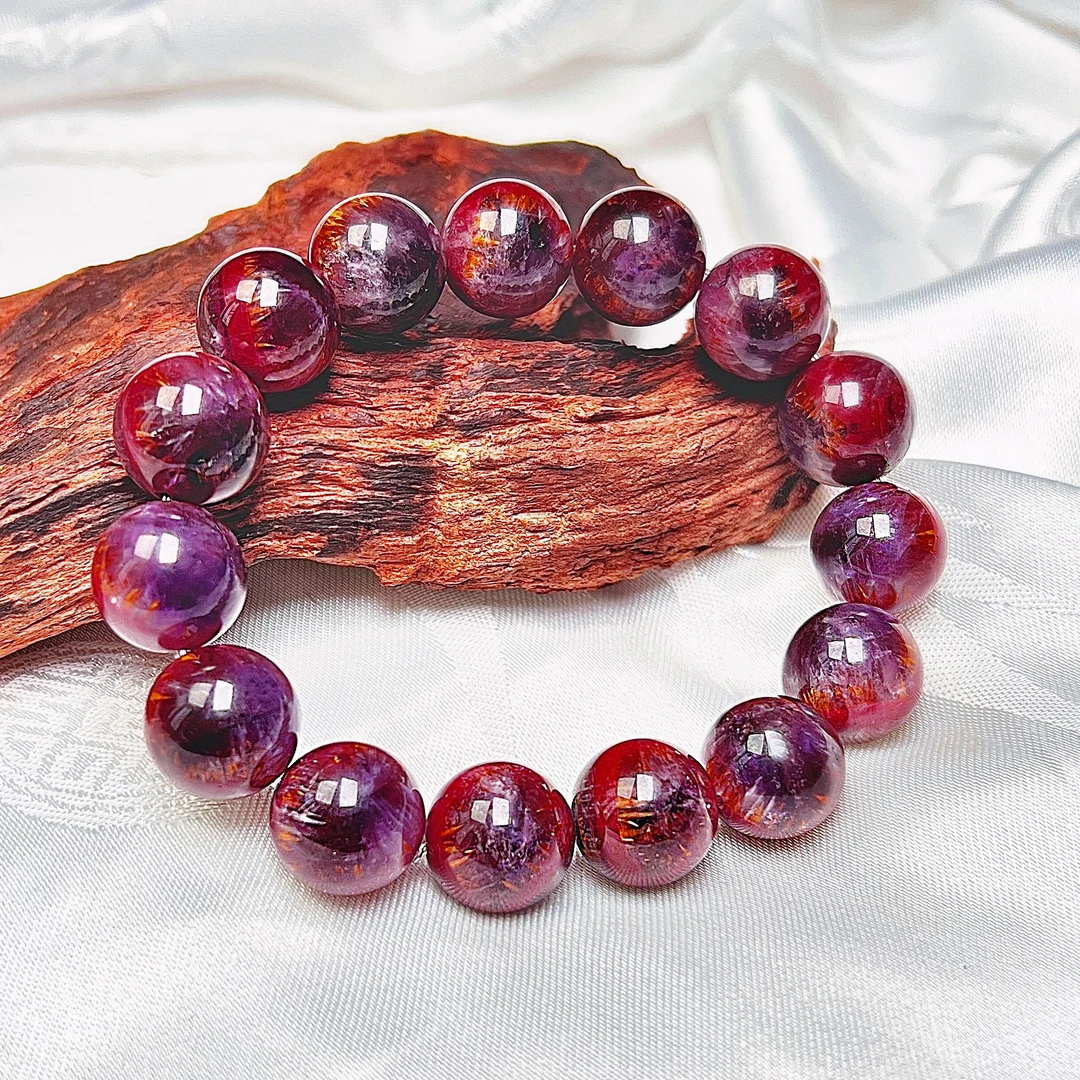 【藏·极】老矿加拿大极光23天眼精致手串手链素串-多样性发其一