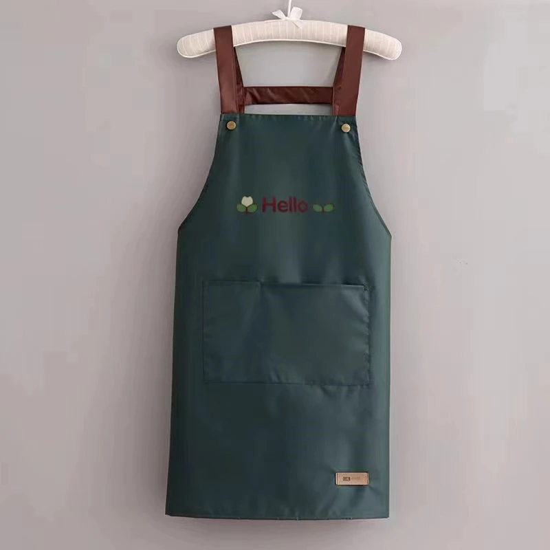 防水防油围裙成人无袖围裙家用夏季围裙