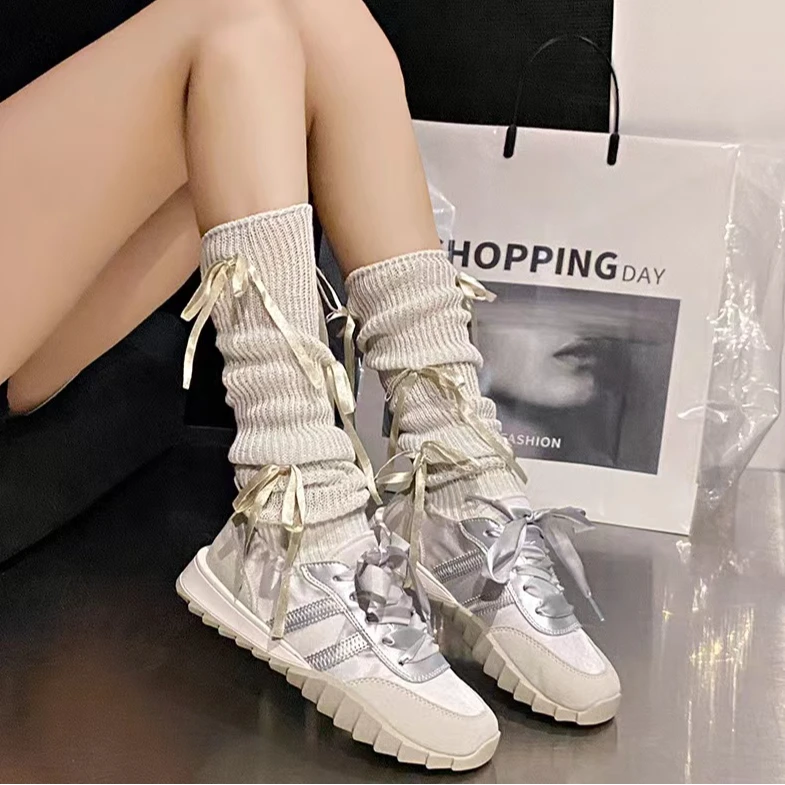 芭蕾德训鞋女2025年春夏季新款缎面阿甘鞋休闲小白鞋百搭运动女鞋