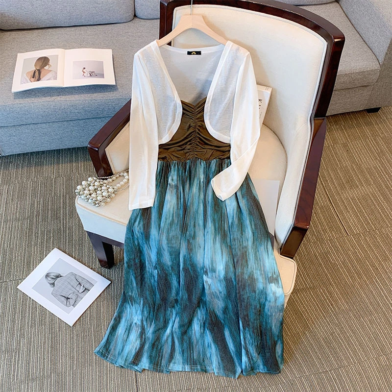 【63868】120-350斤加大码针织开衫微胖妹妹百搭外搭款时尚气质女装