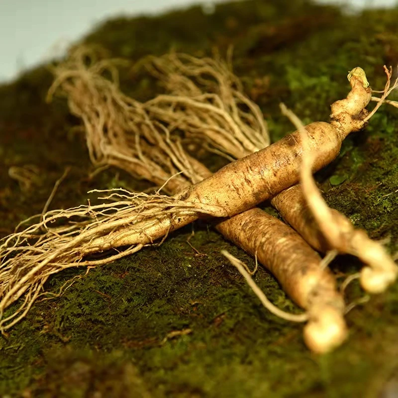 长白山鲜人参30-40支一斤，净重500克