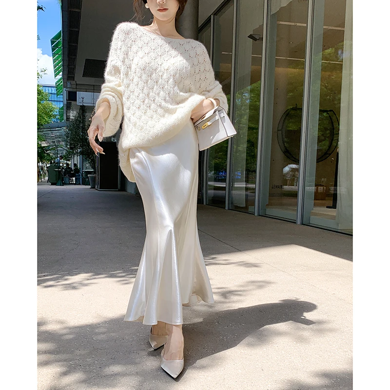 果果家  新中式国风女装2024秋装新款气质休闲宽松复古半身裙